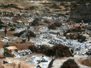 Article : Concassage de granite &agrave; Ouagadougou: le travail de titan des femmes