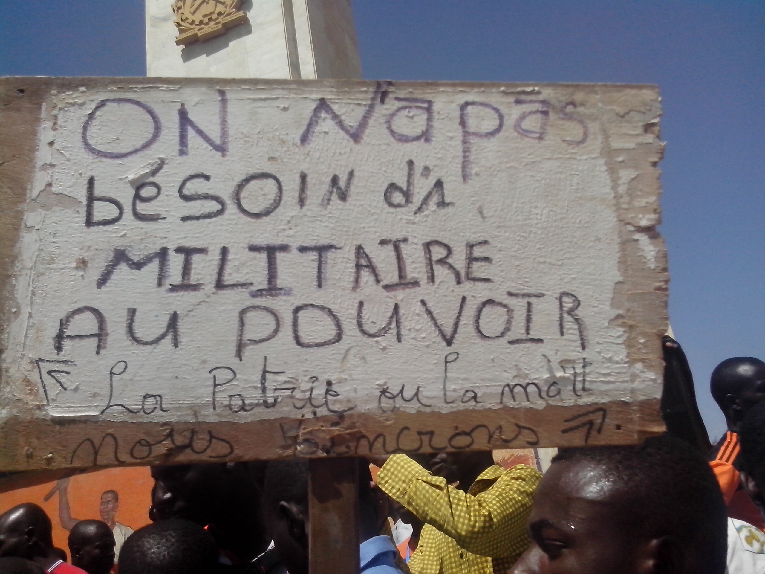Pas de militaire au Burkina 