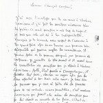 ceci est la la lettre d'un marabout transmise à François Compaoré